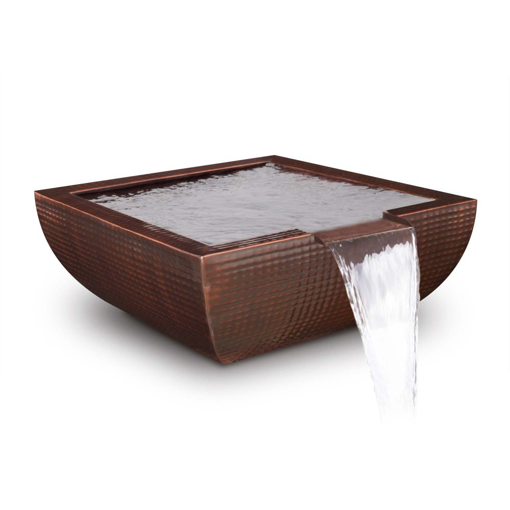 The Outdoors Plus OPT-36AVCPWO 36" Avalon Hammered Copper Water Bowl